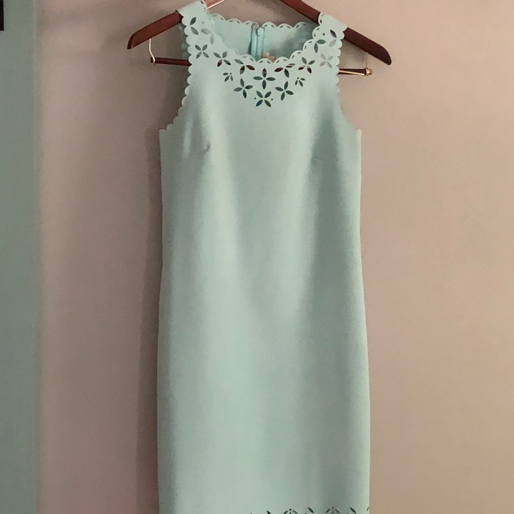 J. Crew Laser-Cut Sleeveless Dress